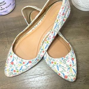 Floral Slip On Shoes
